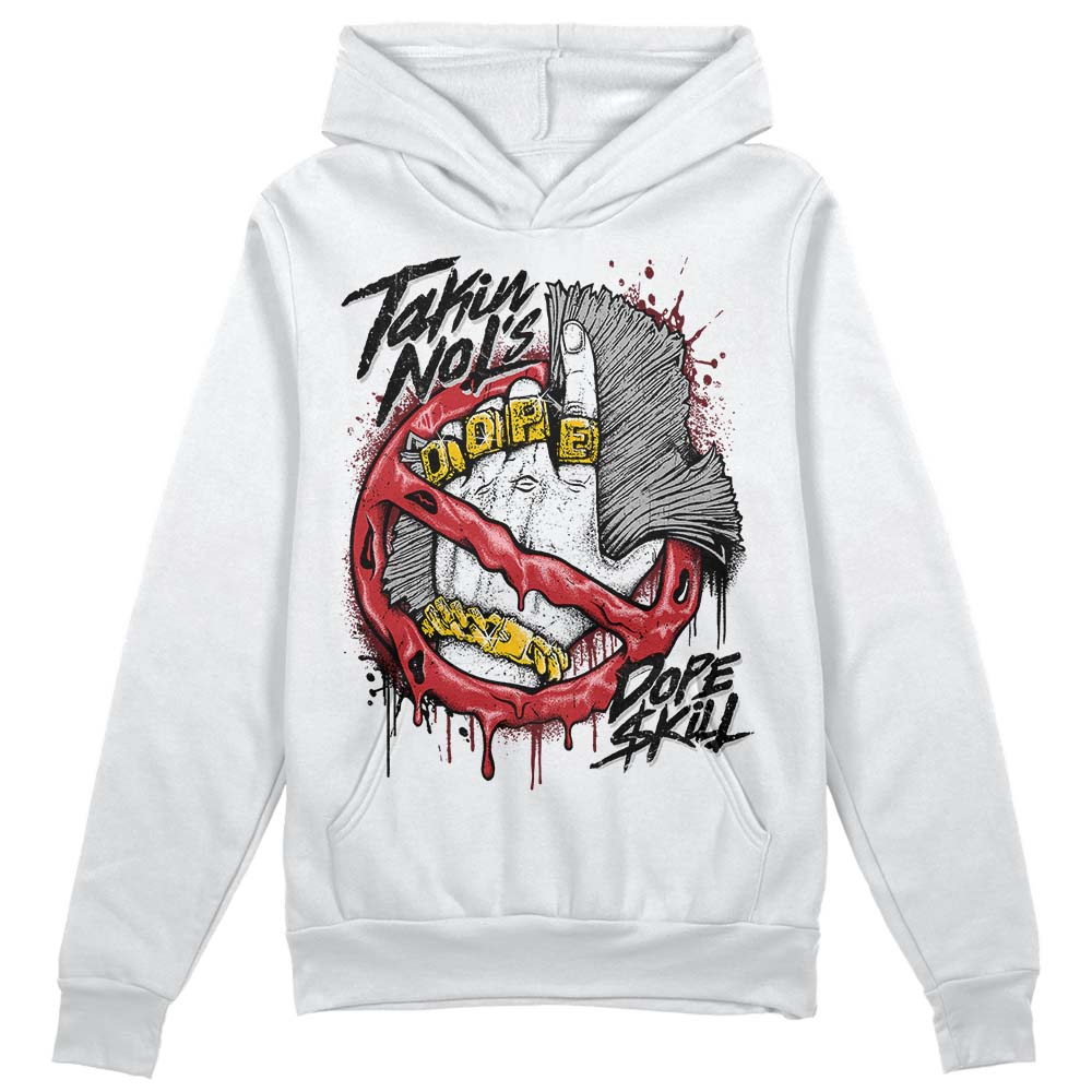 Red Taxi 12s DopeSkill Hoodie Sweatshirt Takin No L's Graphic