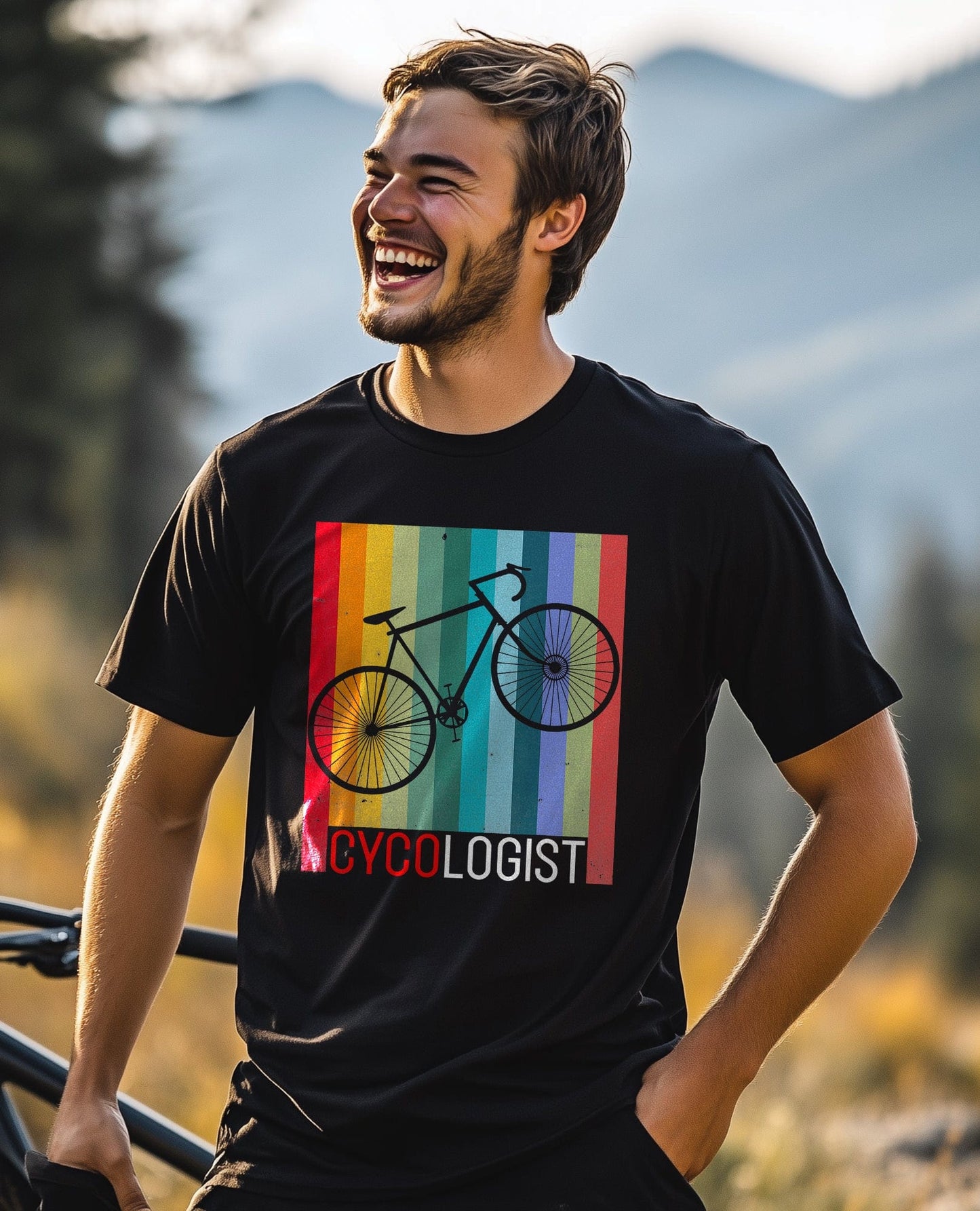 Cycling (228) T-Shirt - Funny Pedal