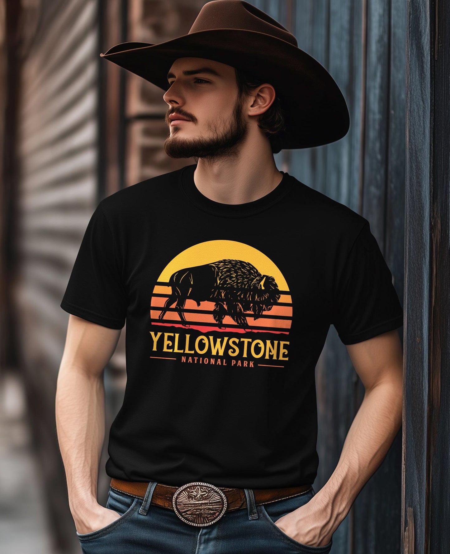 Yellowstone Park Retro T-Shirt
