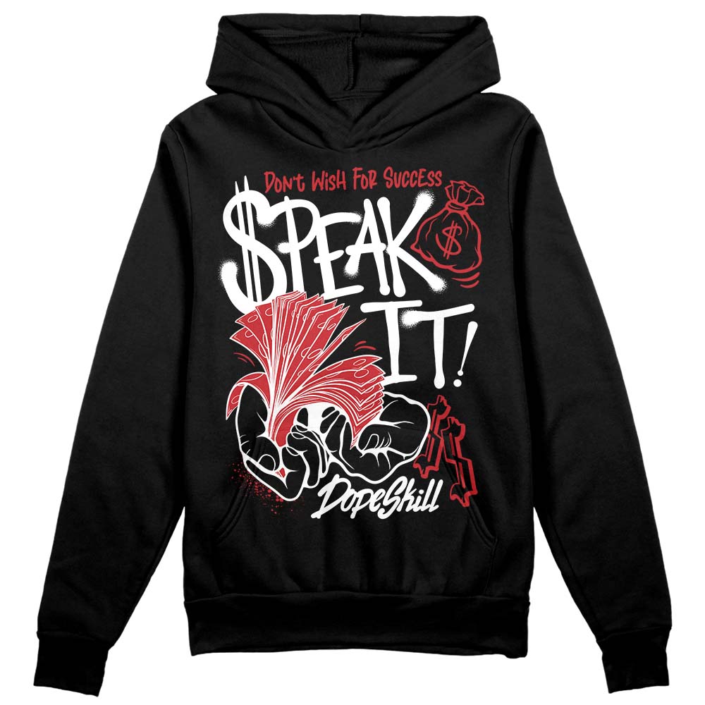 Red Taxi 12s DopeSkill Hoodie Sweatshirt Speak It Graphic