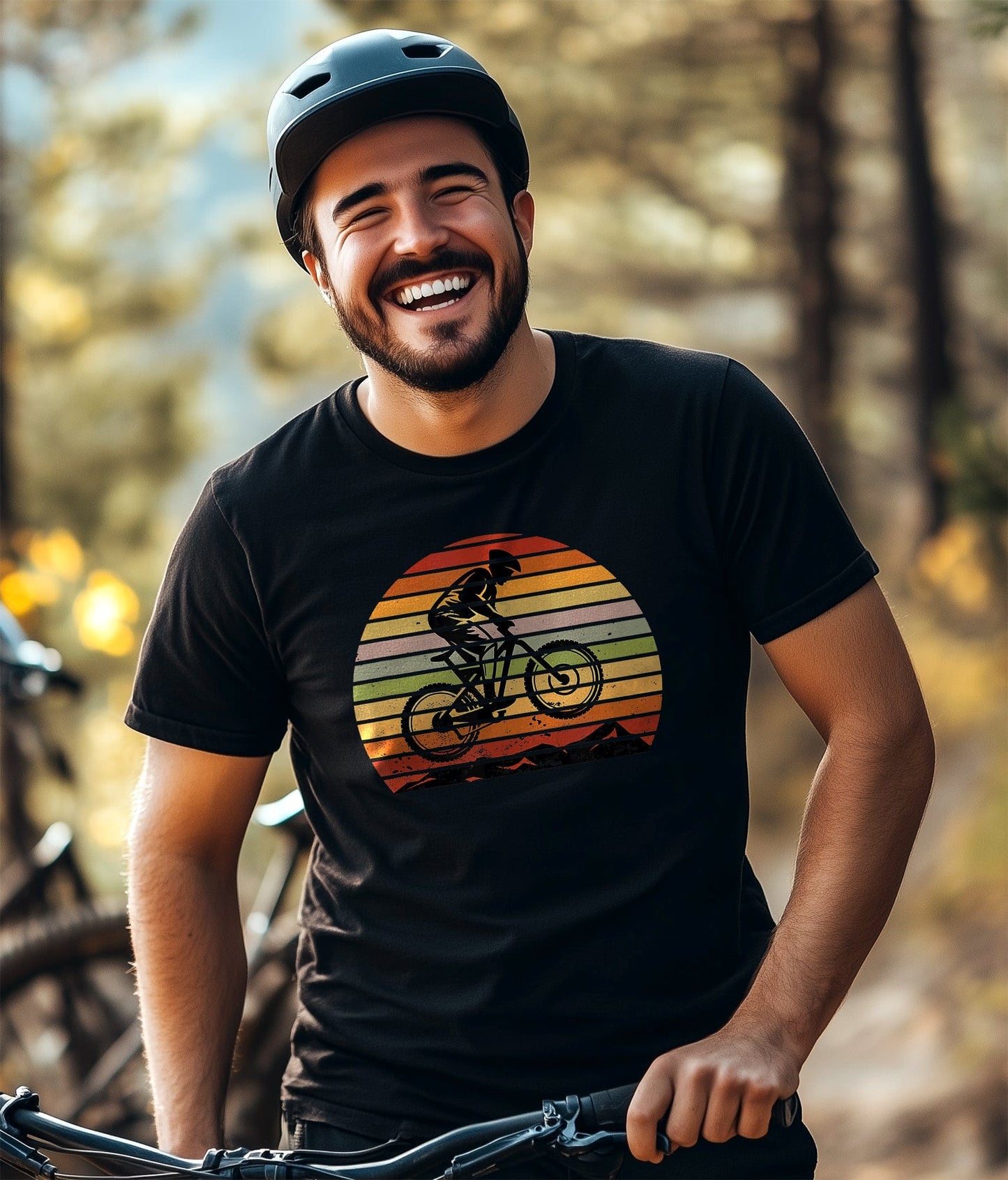 Cycling (208) T-shirt - Funny