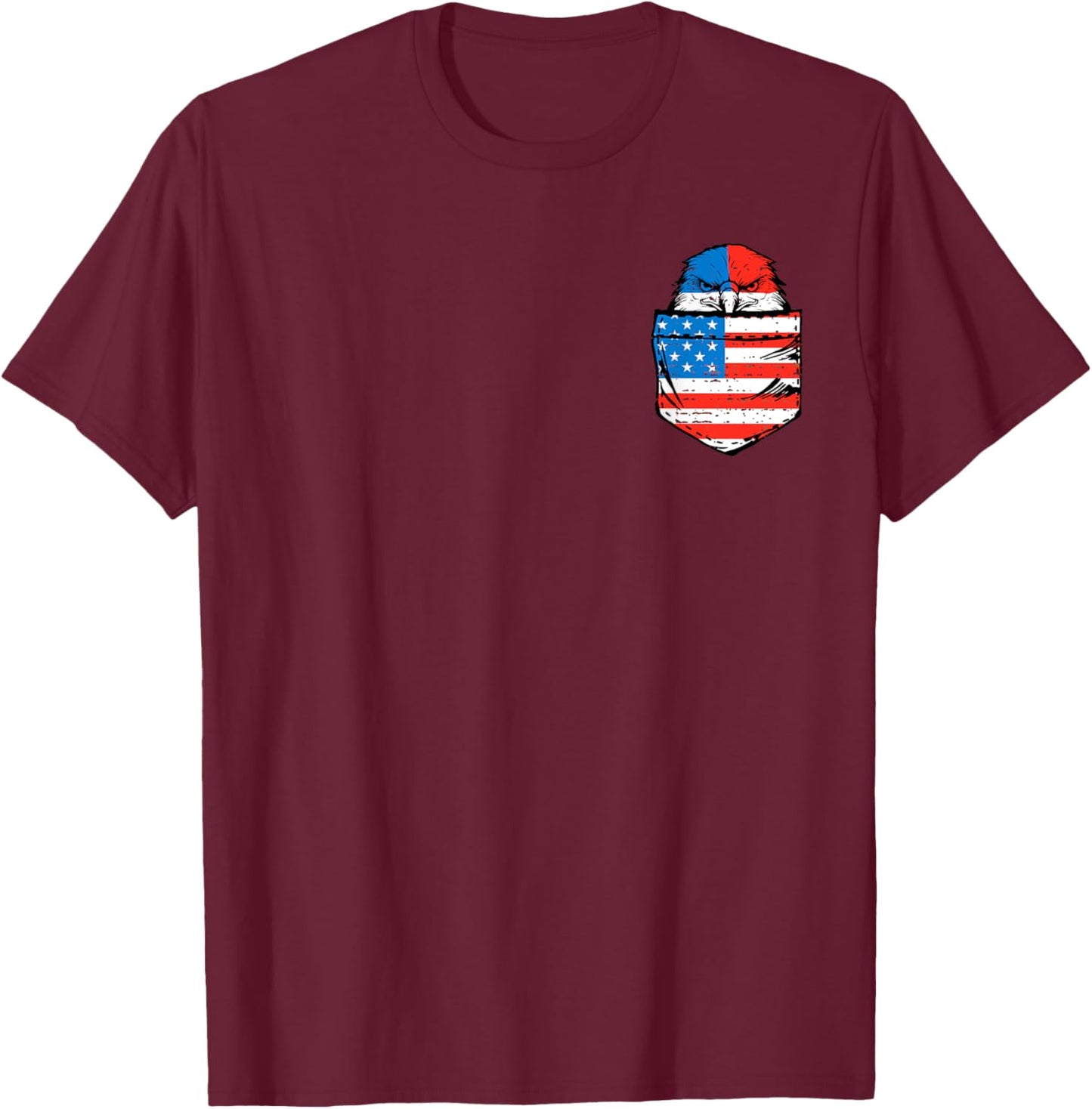 Eagle USA Flag Pocket American Funny 4th Of July Fourth