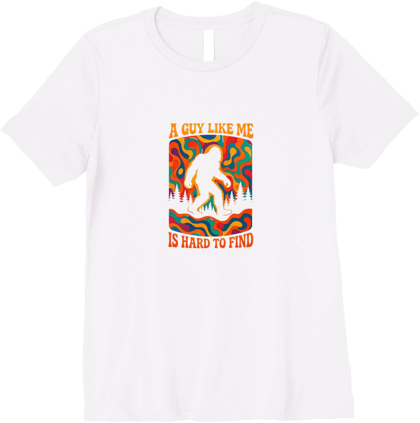 A Guy Like Me Is Hard To Find Retro Bigfoot Sasquatch Sci-Fi Premium