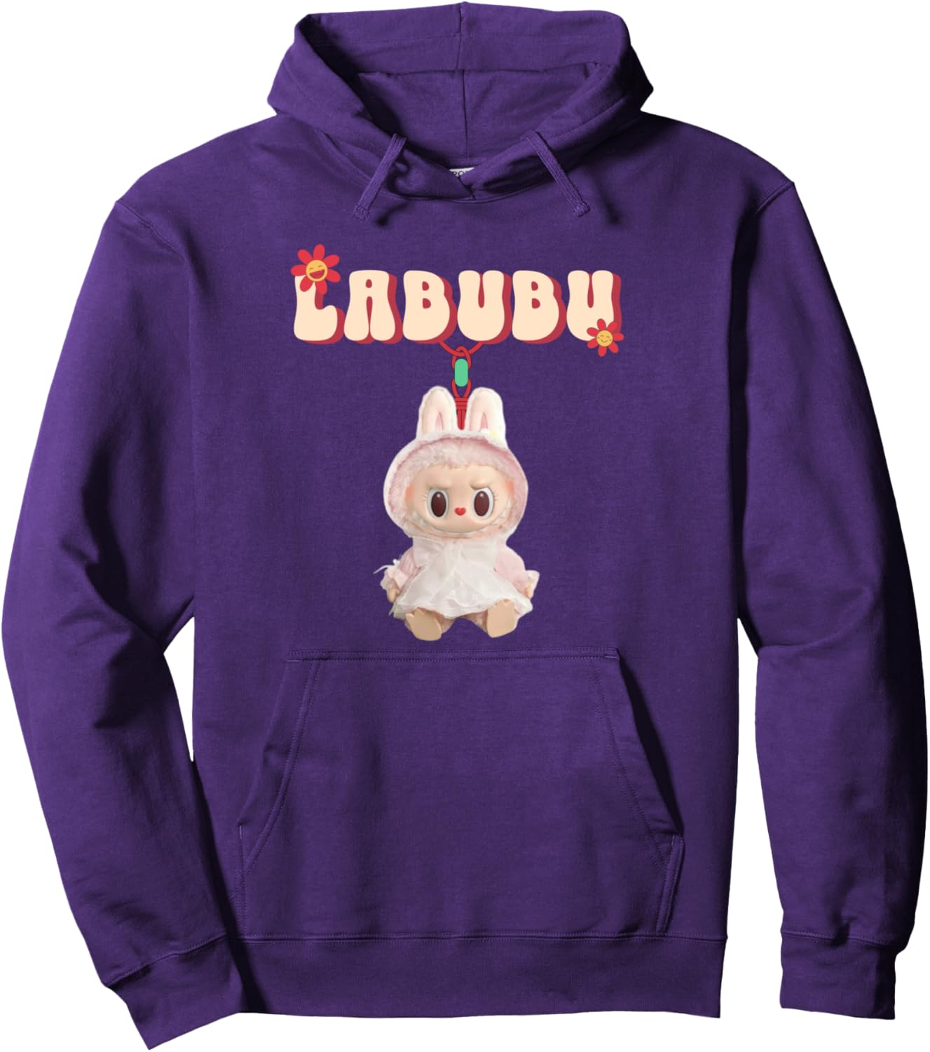 Funny Labubu Lover Cute Labubu The Monsters Women Pullover Hoodie