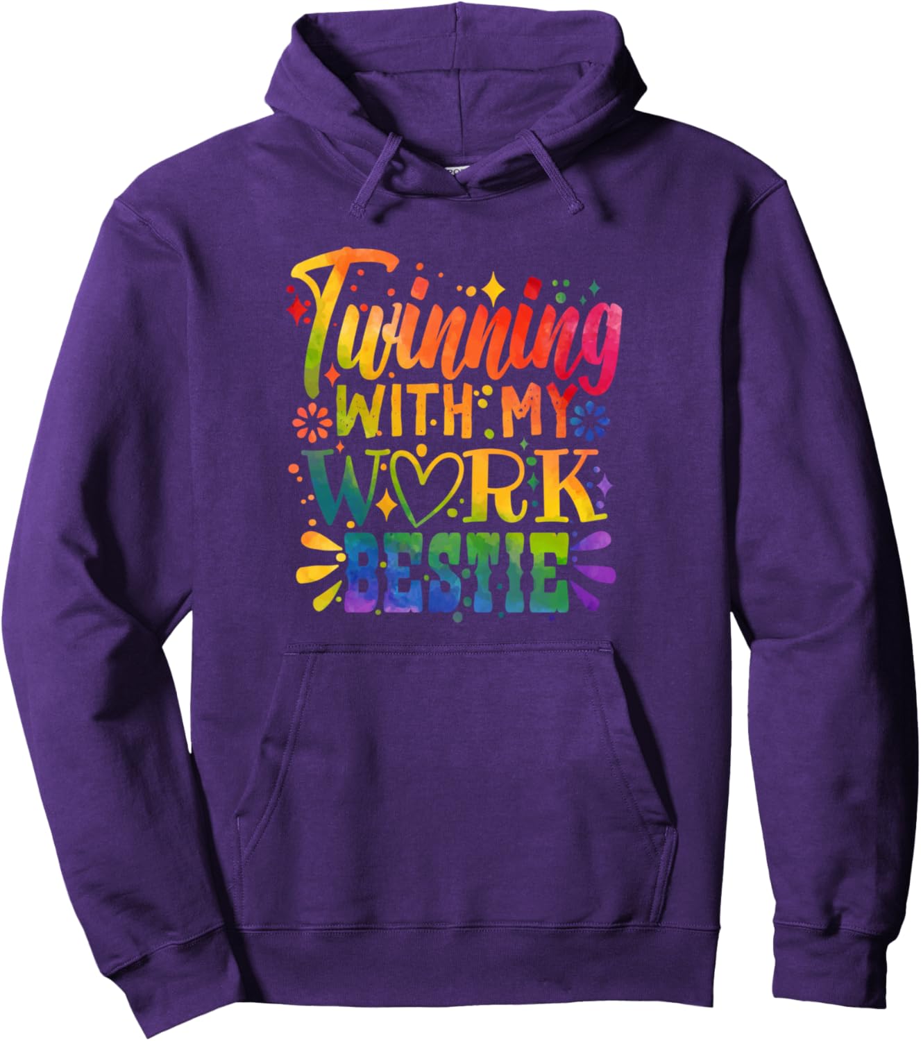 Twinning with My Bestie Spirit Week Twin Day BFF Matching Pullover Hoodie