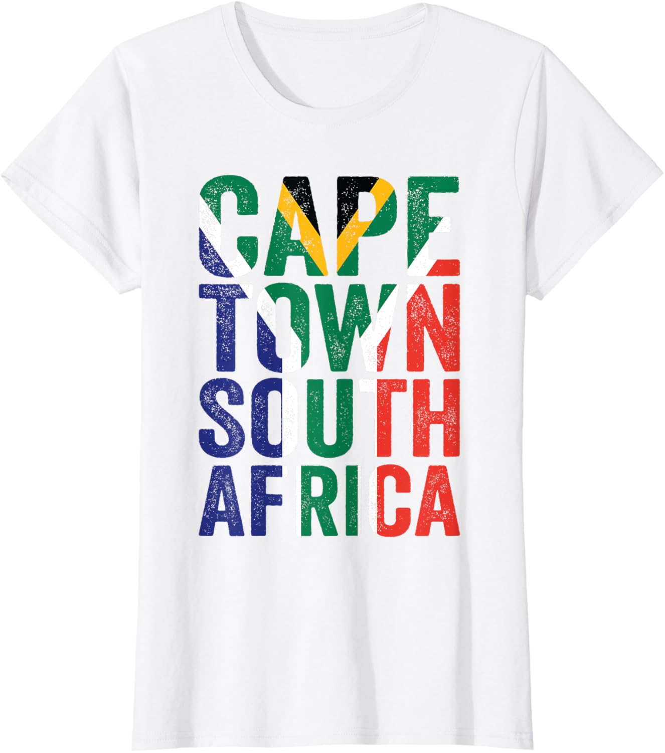 Cape Town South Africa Retro Flag Travel Vacation Souvenir
