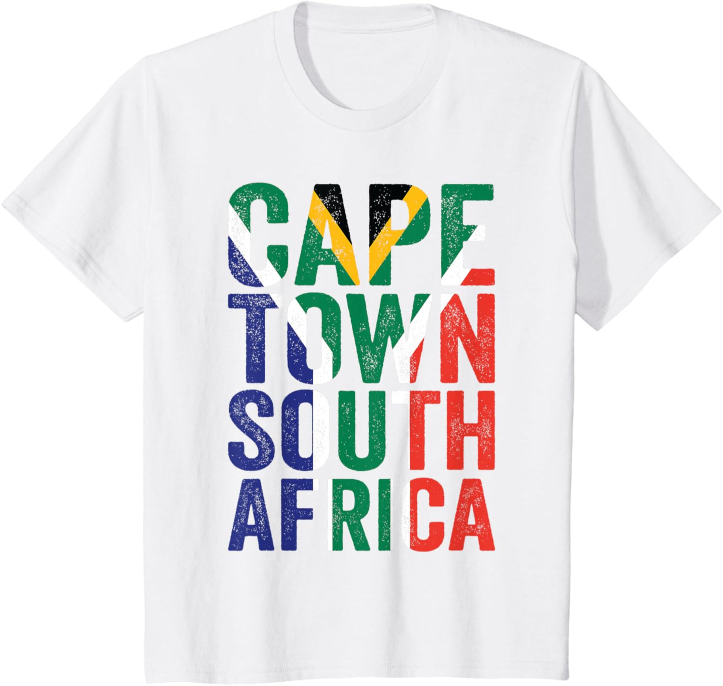 Cape Town South Africa Retro Flag Travel Vacation Souvenir