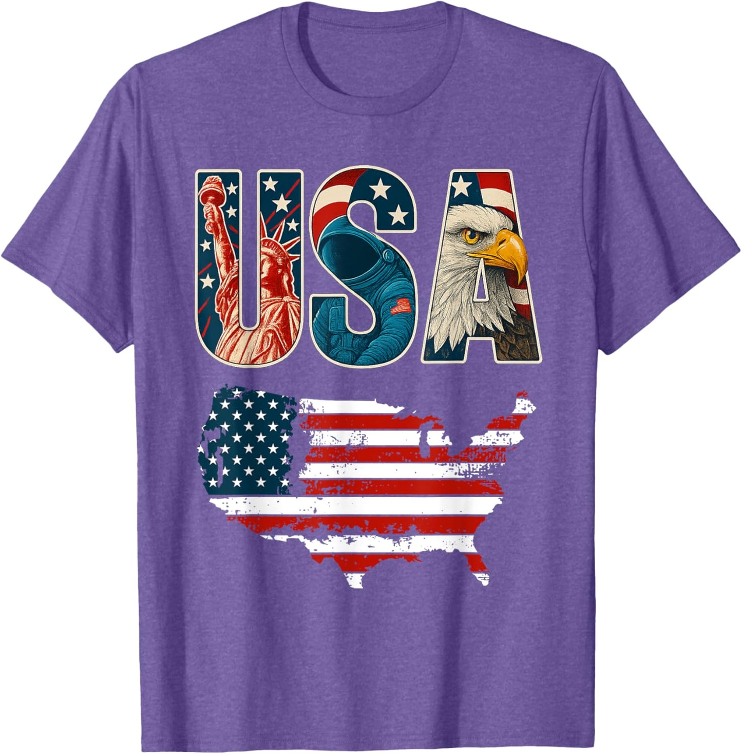 USA US Patriotic 4th of July America Flag Freedom Eagle