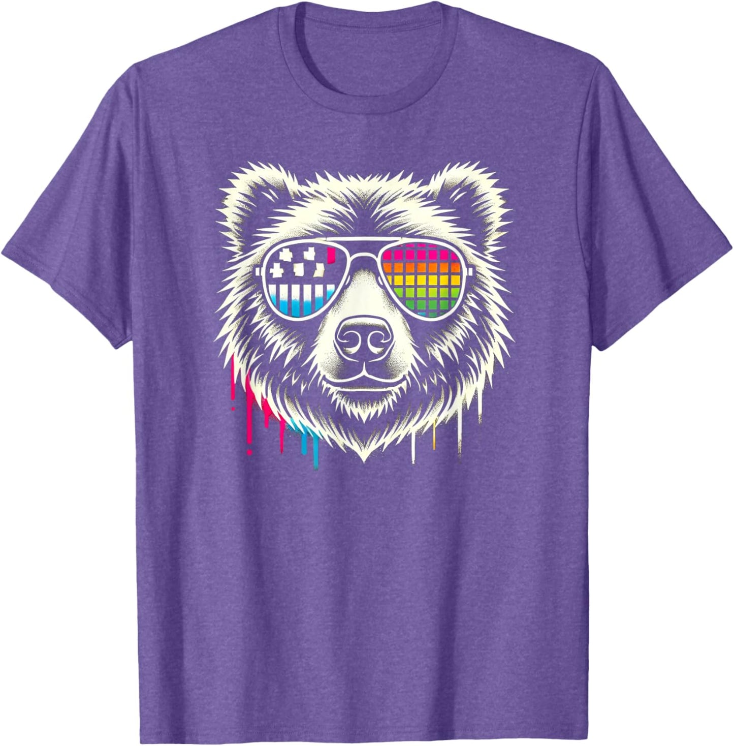 Retro Bear Sunglasses Cool Vintage Animal