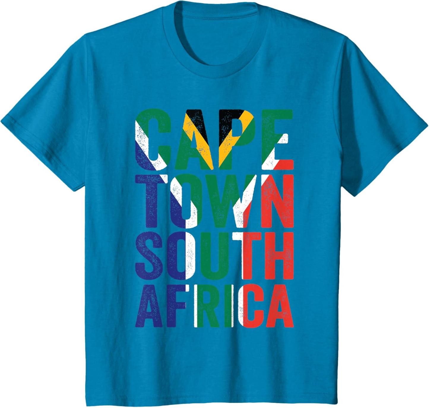 Cape Town South Africa Retro Flag Travel Vacation Souvenir