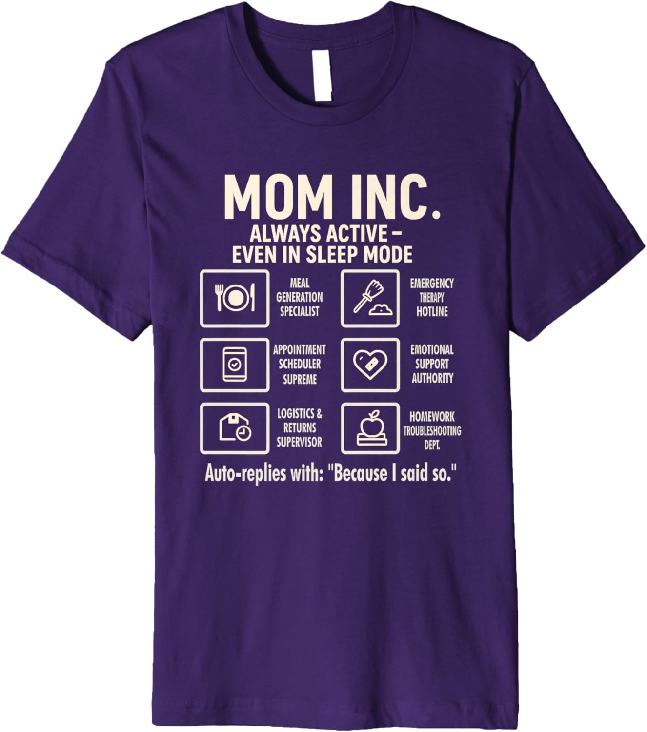 Funny "Mom Inc" Mother Birthday Gift for Mother\u2019s Day& Mommy Premium