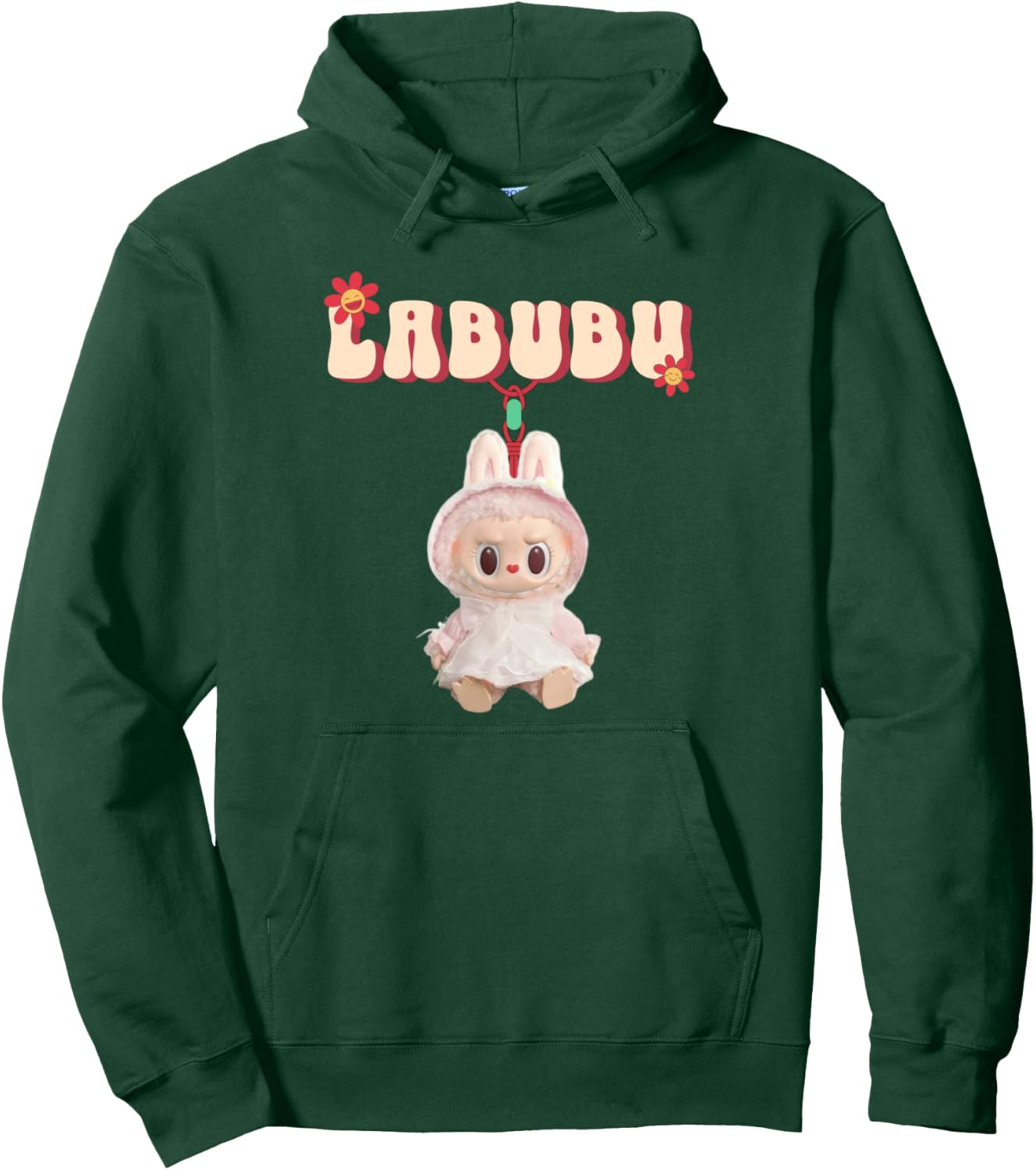 Funny Labubu Lover Cute Labubu The Monsters Women Pullover Hoodie
