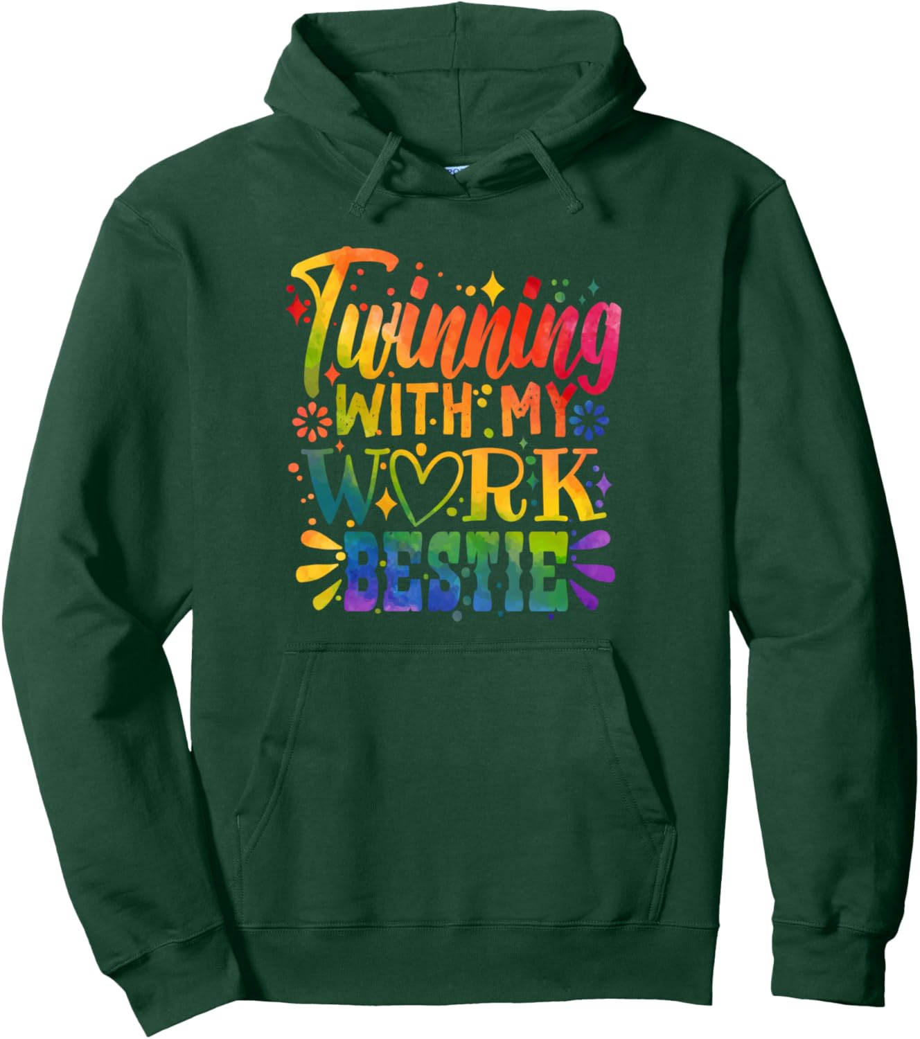 Twinning with My Bestie Spirit Week Twin Day BFF Matching Pullover Hoodie