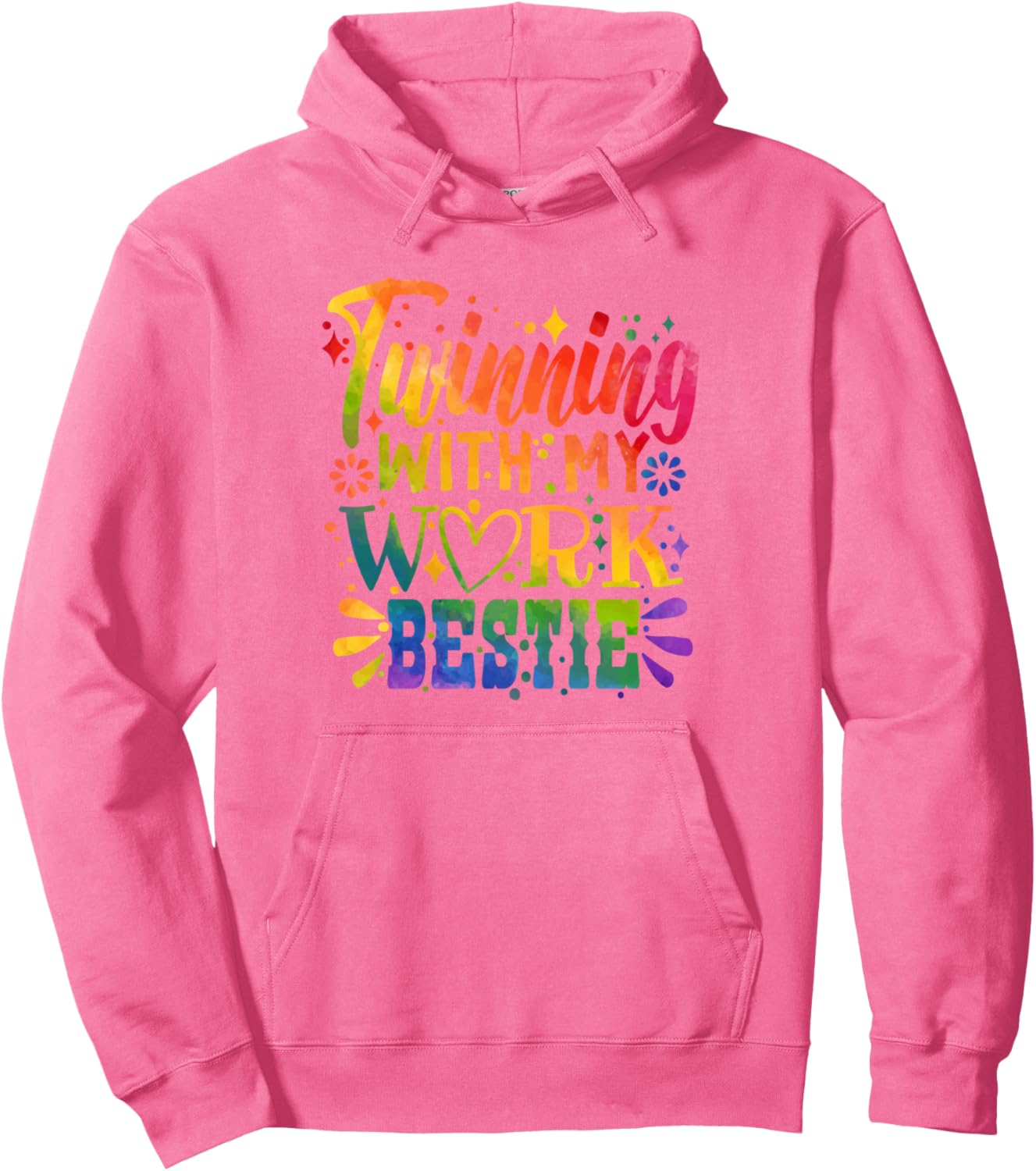 Twinning with My Bestie Spirit Week Twin Day BFF Matching Pullover Hoodie