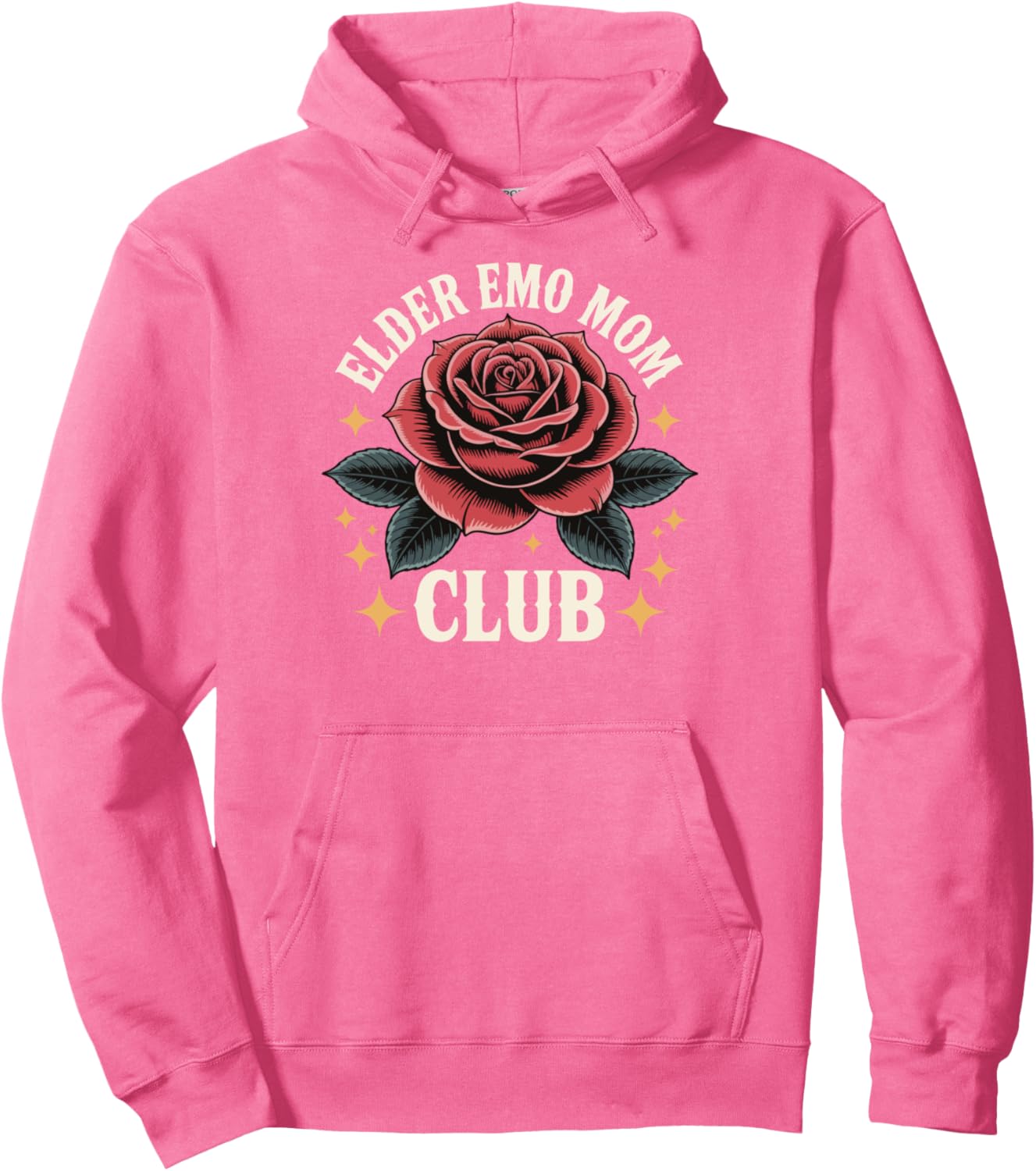 Elder Emo Mom Club Emo Lifestyle Emo Music Goth Subculture Pullover Hoodie