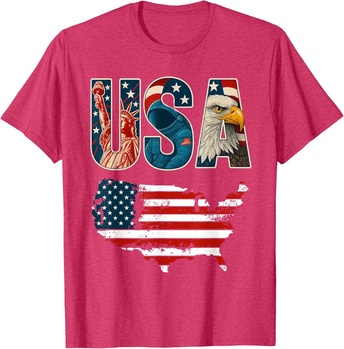 USA US Patriotic 4th of July America Flag Freedom Eagle