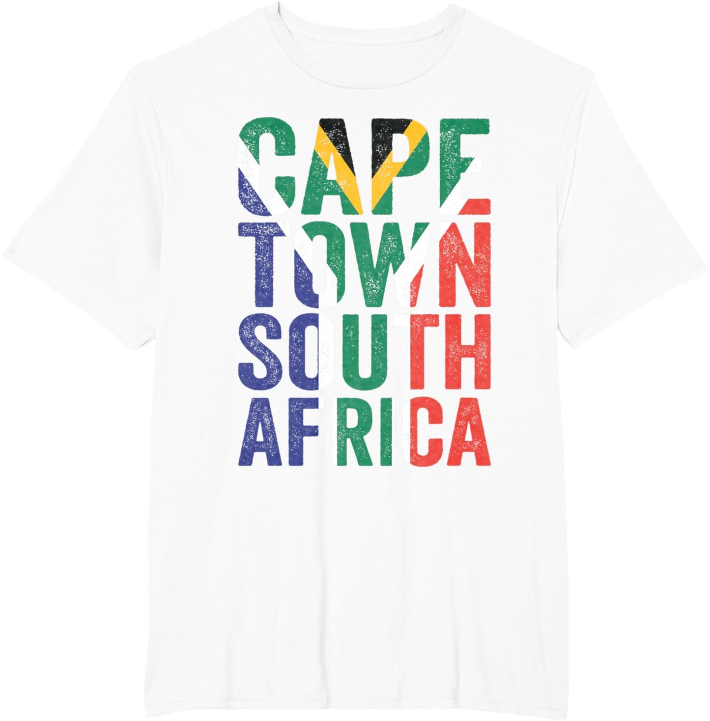 Cape Town South Africa Retro Flag Travel Vacation Souvenir