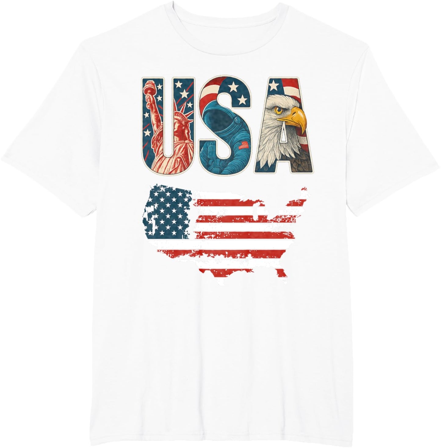 USA US Patriotic 4th of July America Flag Freedom Eagle