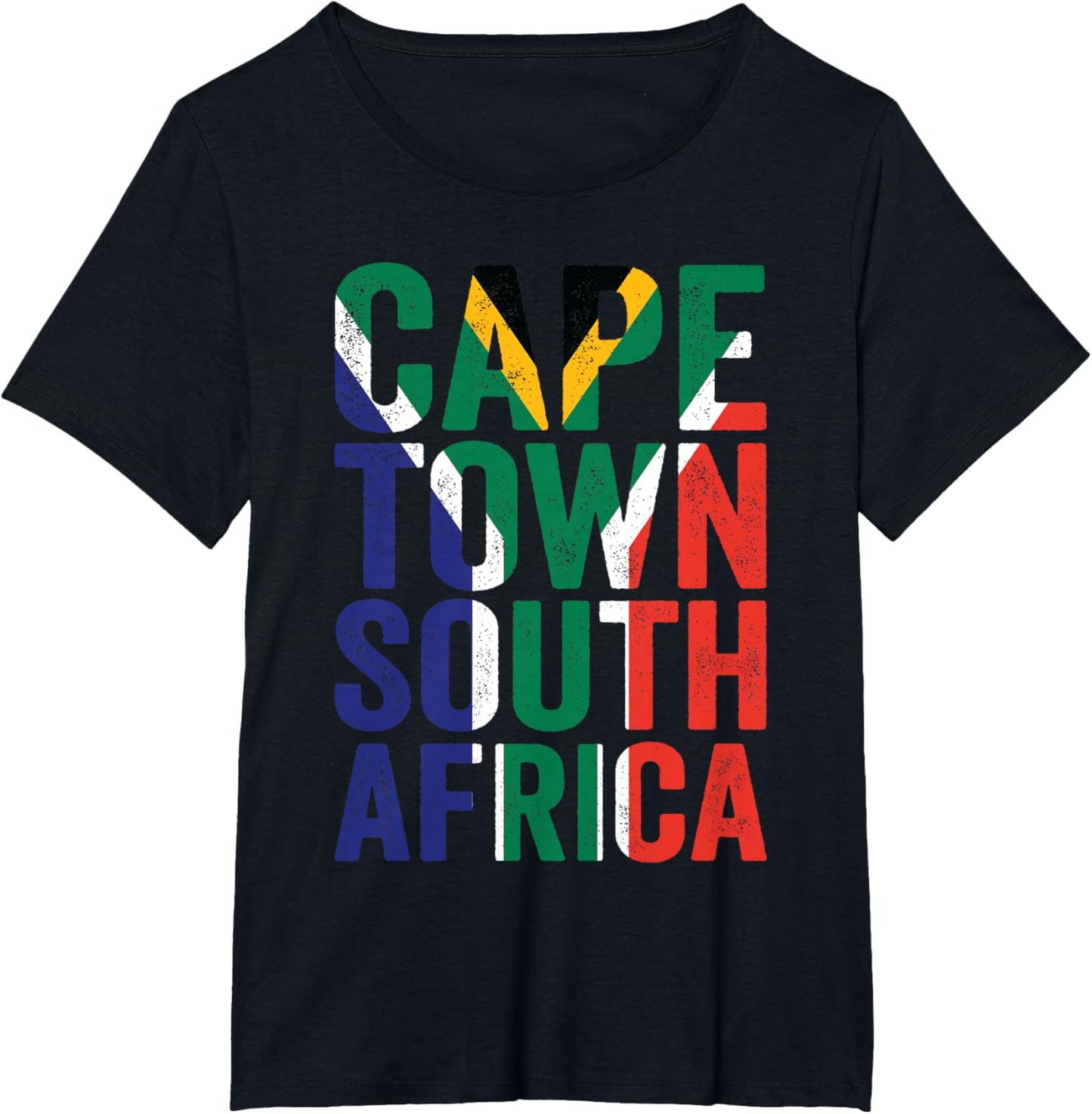 Cape Town South Africa Retro Flag Travel Vacation Souvenir