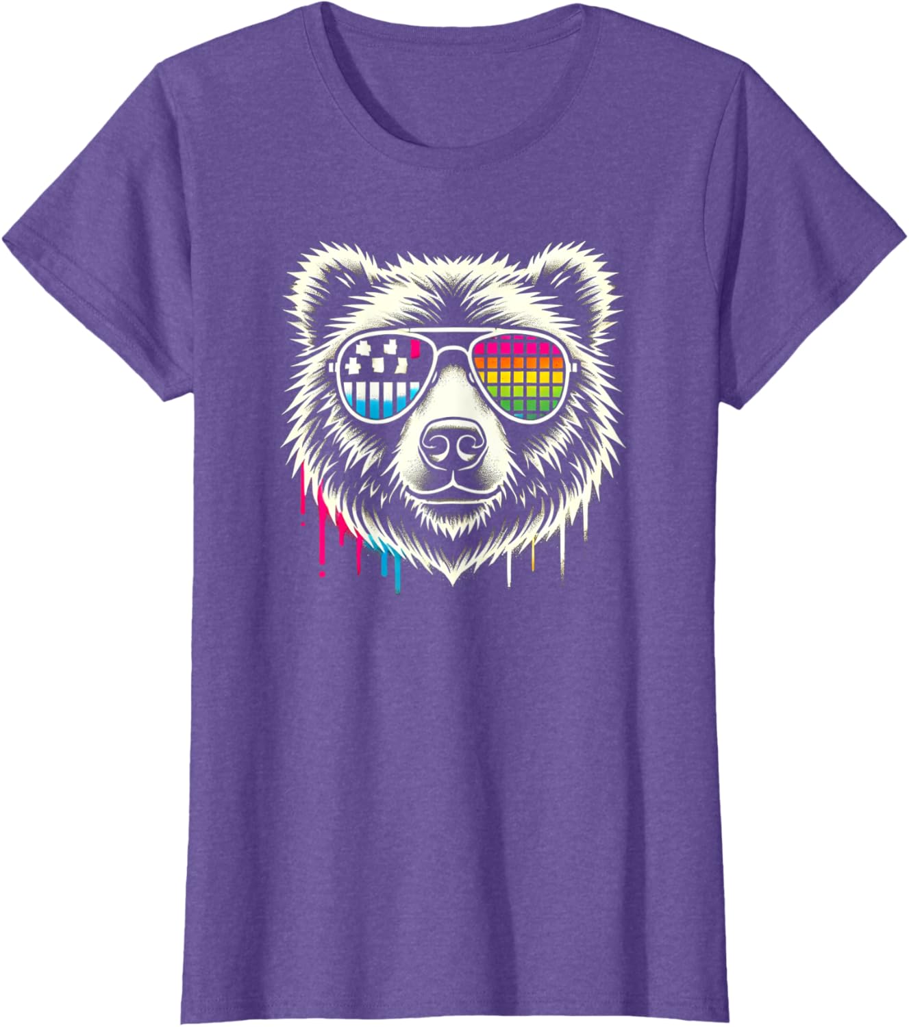 Retro Bear Sunglasses Cool Vintage Animal