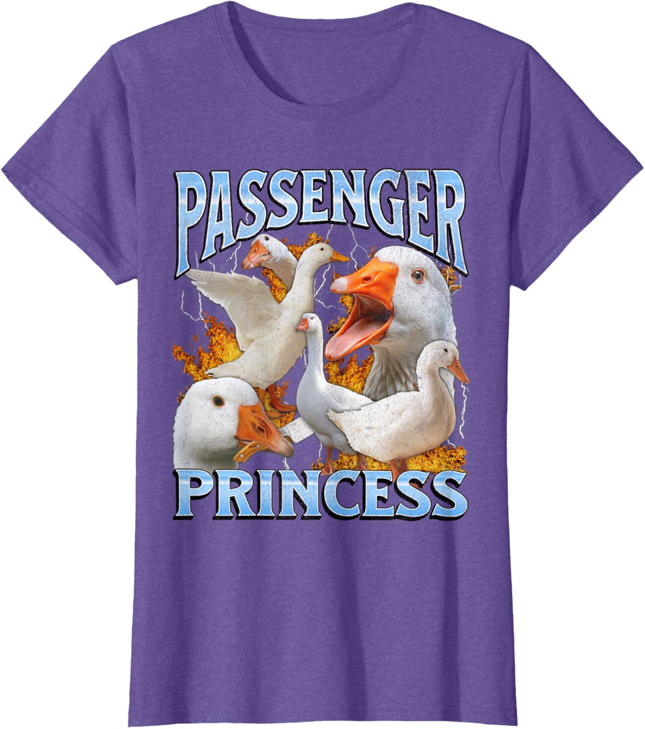 Passenger Princess Funny Goose Meme Bootleg Y2K Graphic