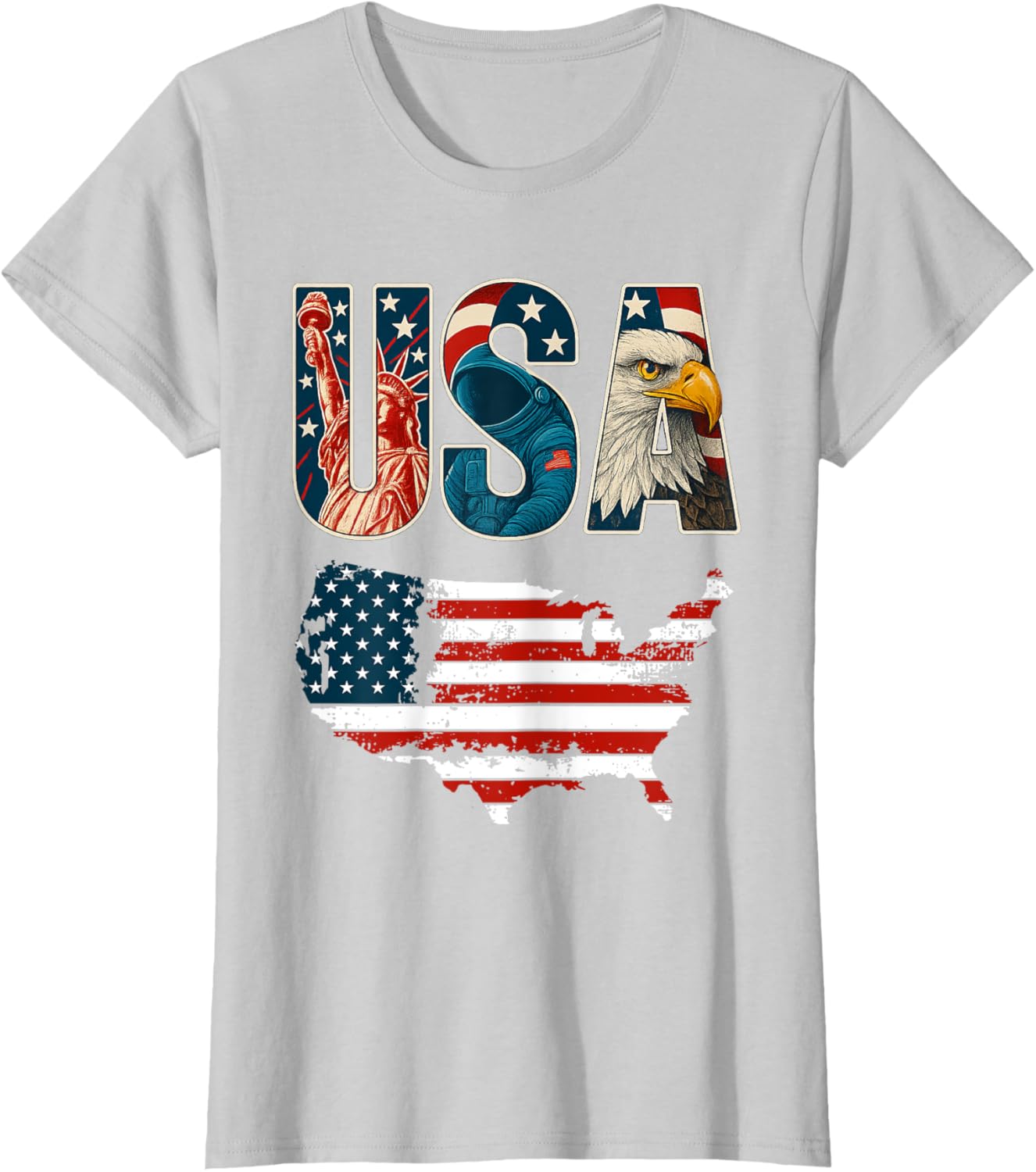 USA US Patriotic 4th of July America Flag Freedom Eagle