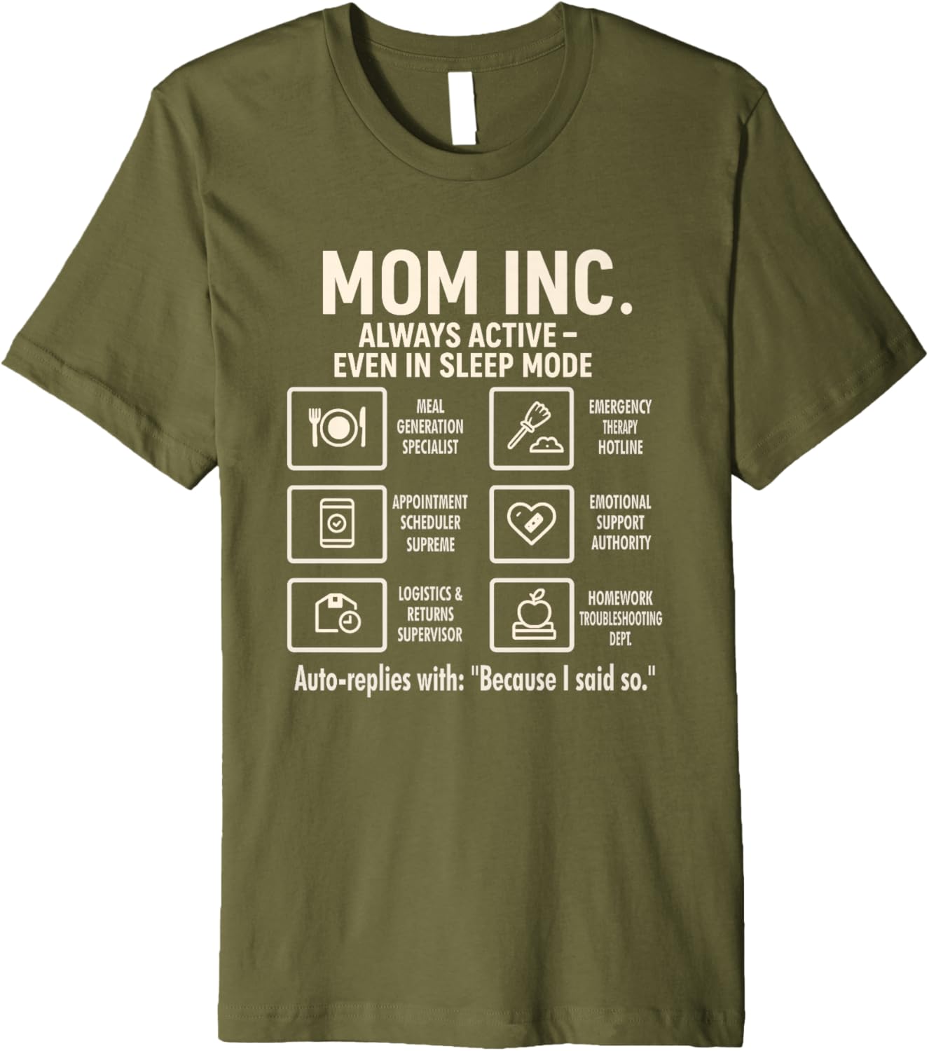 Funny "Mom Inc" Mother Birthday Gift for Mother\u2019s Day& Mommy Premium