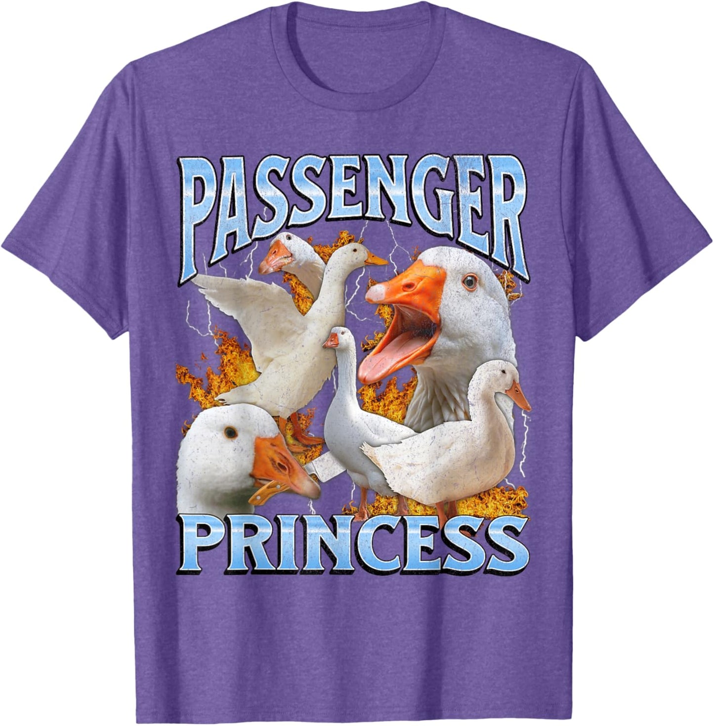 Passenger Princess Funny Goose Meme Bootleg Y2K Graphic