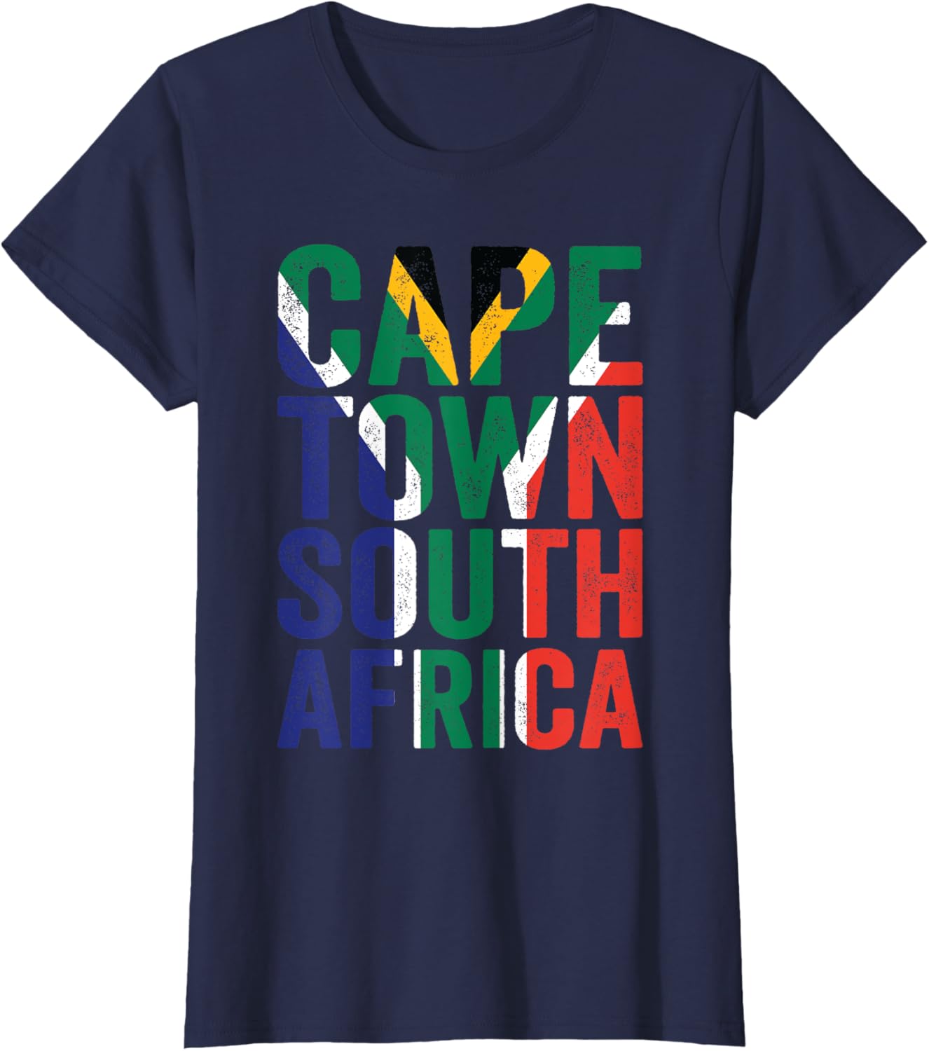 Cape Town South Africa Retro Flag Travel Vacation Souvenir