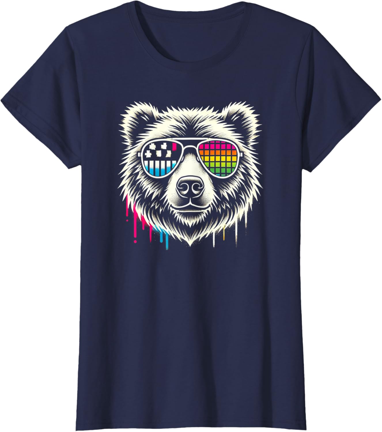 Retro Bear Sunglasses Cool Vintage Animal