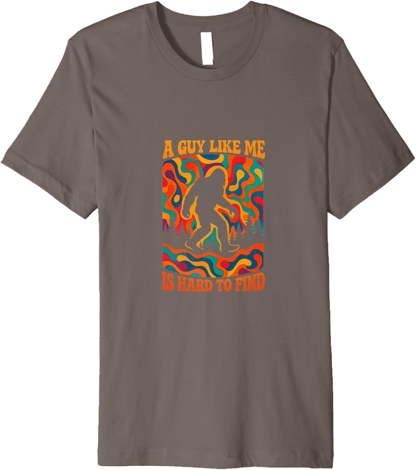 A Guy Like Me Is Hard To Find Retro Bigfoot Sasquatch Sci-Fi Premium