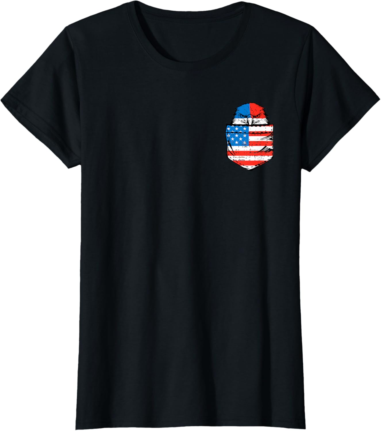 Eagle USA Flag Pocket American Funny 4th Of July Fourth