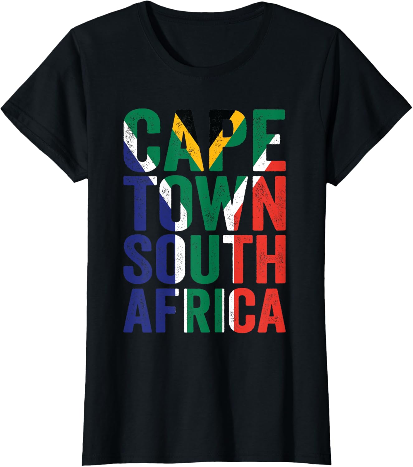 Cape Town South Africa Retro Flag Travel Vacation Souvenir