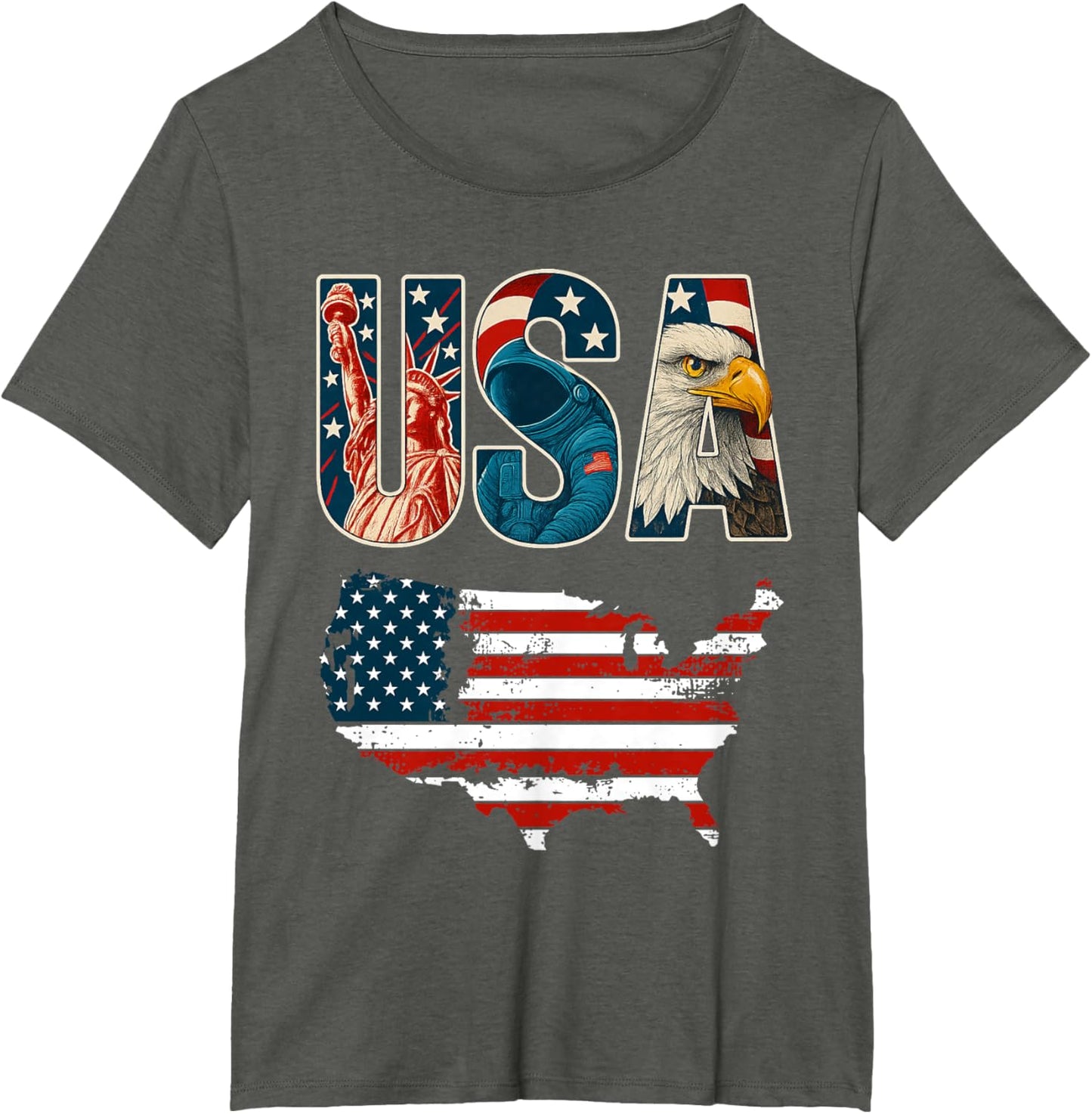 USA US Patriotic 4th of July America Flag Freedom Eagle