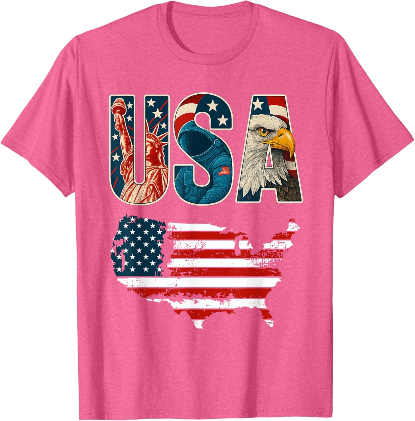 USA US Patriotic 4th of July America Flag Freedom Eagle