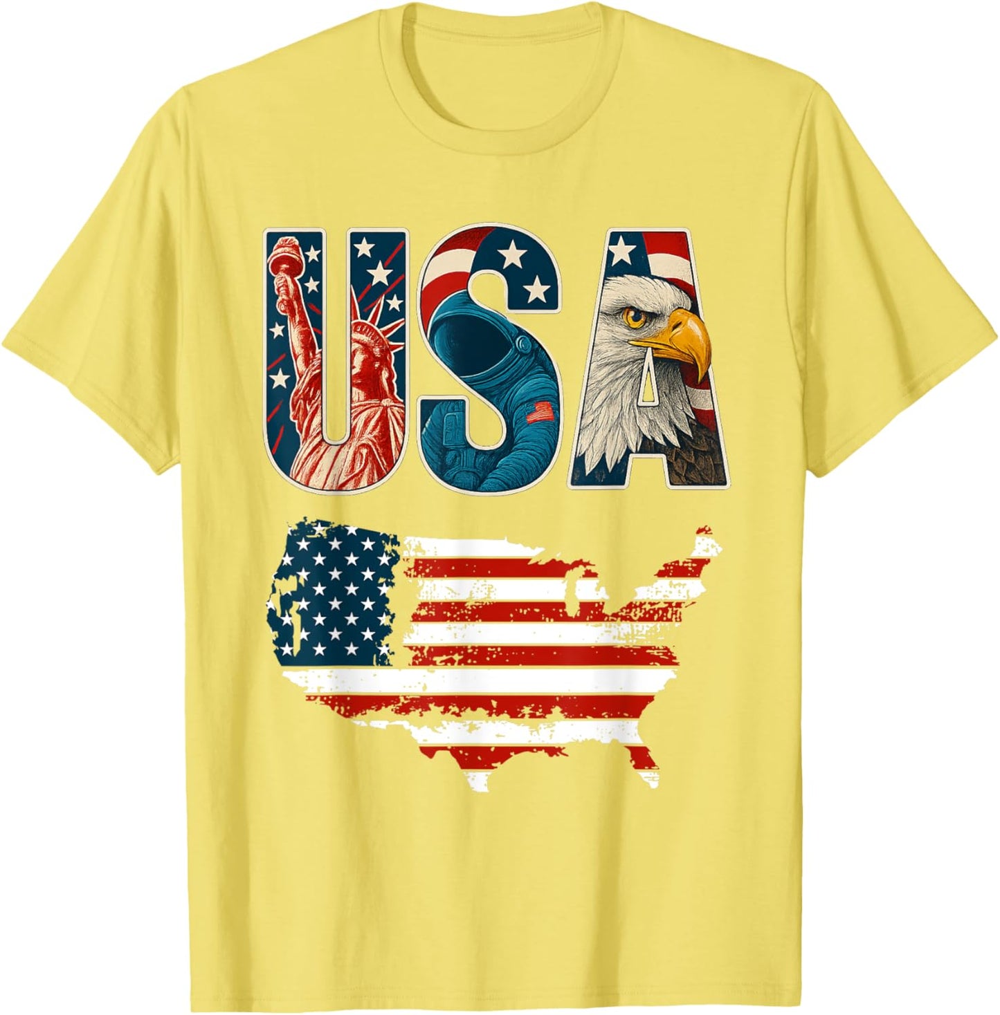 USA US Patriotic 4th of July America Flag Freedom Eagle