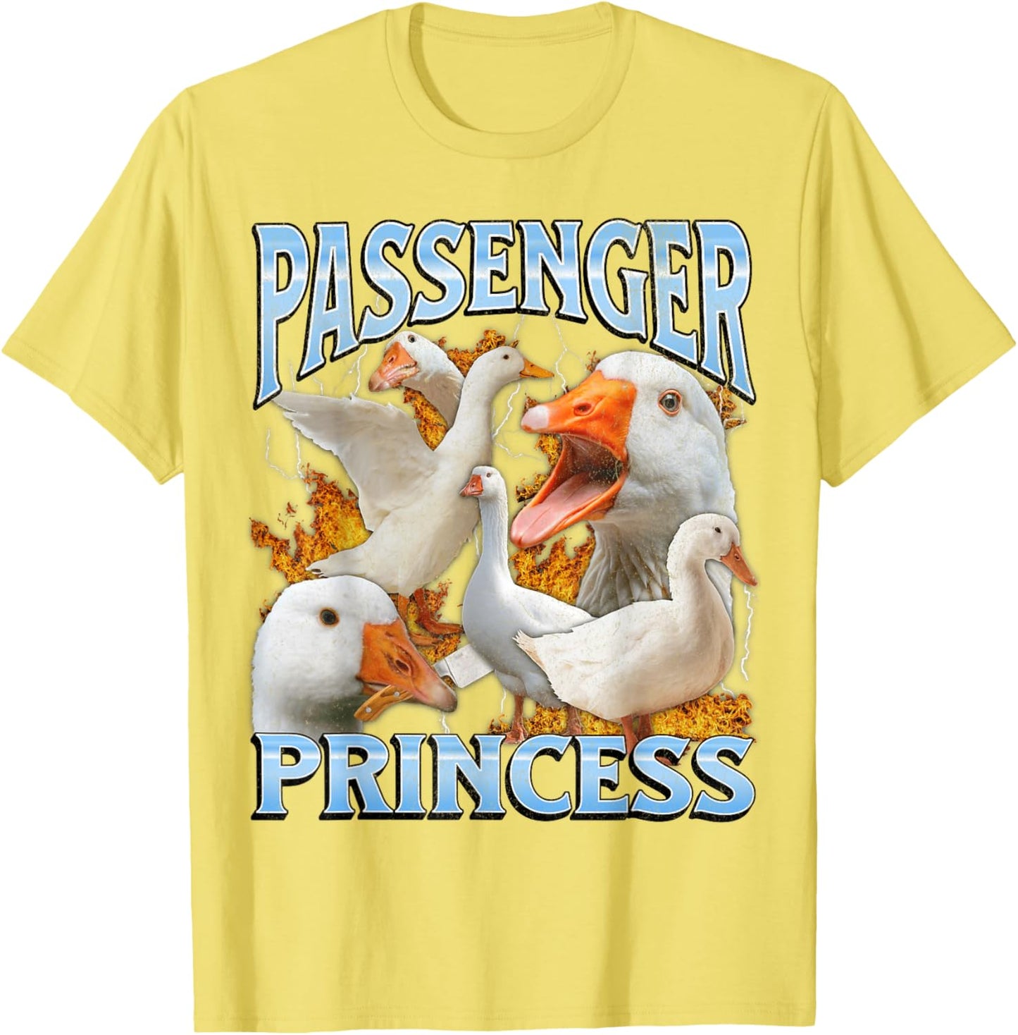Passenger Princess Funny Goose Meme Bootleg Y2K Graphic