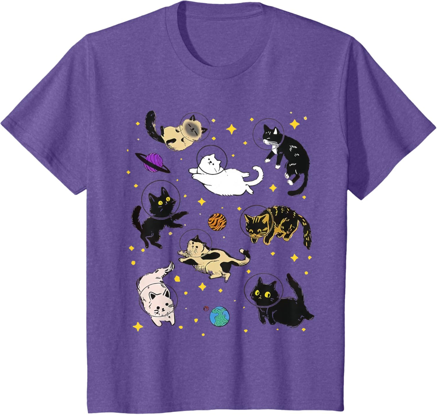 Funny Catsa Cat Astronauts Kitten Space Women Girls Kids Men