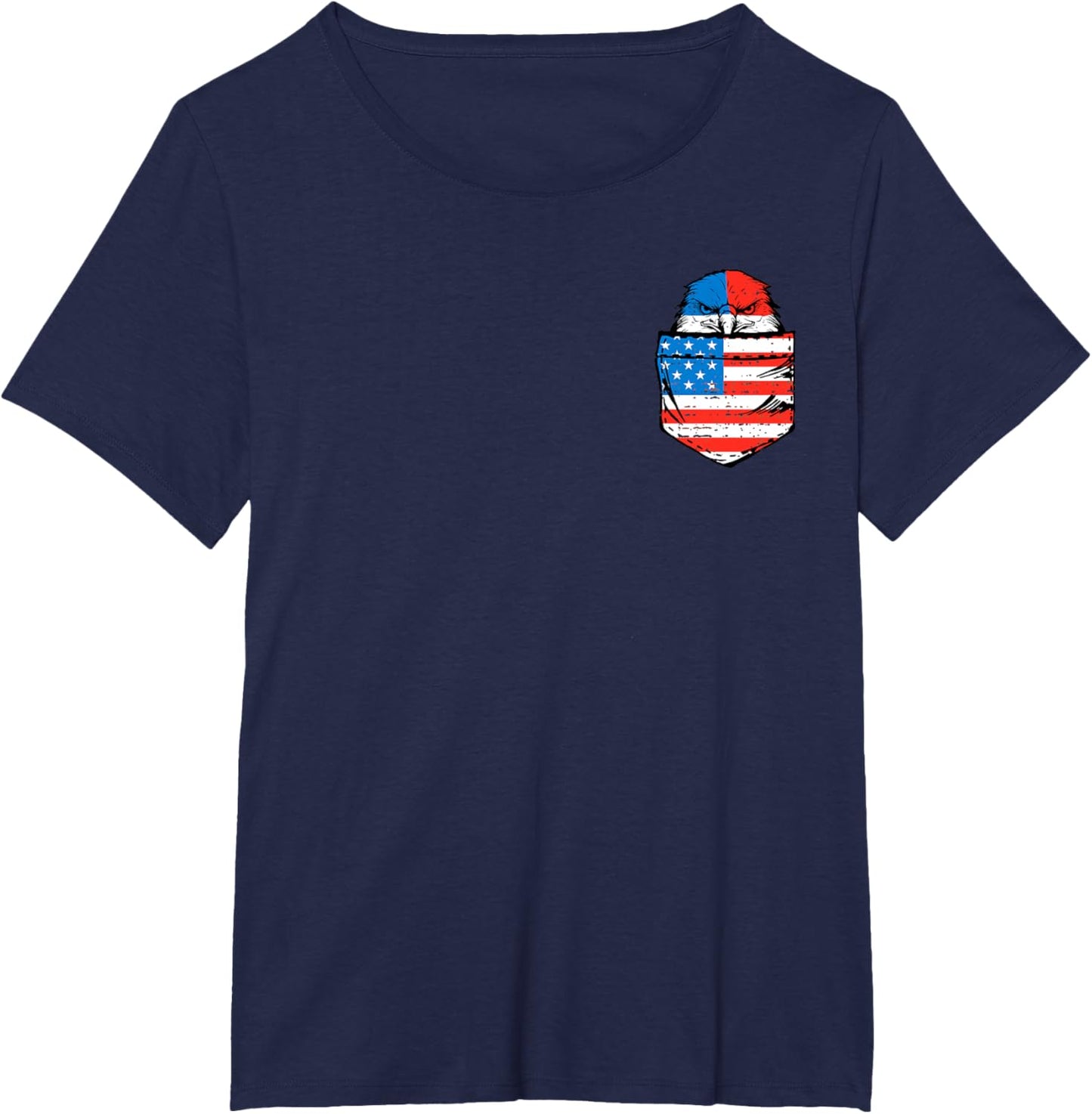 Eagle USA Flag Pocket American Funny 4th Of July Fourth