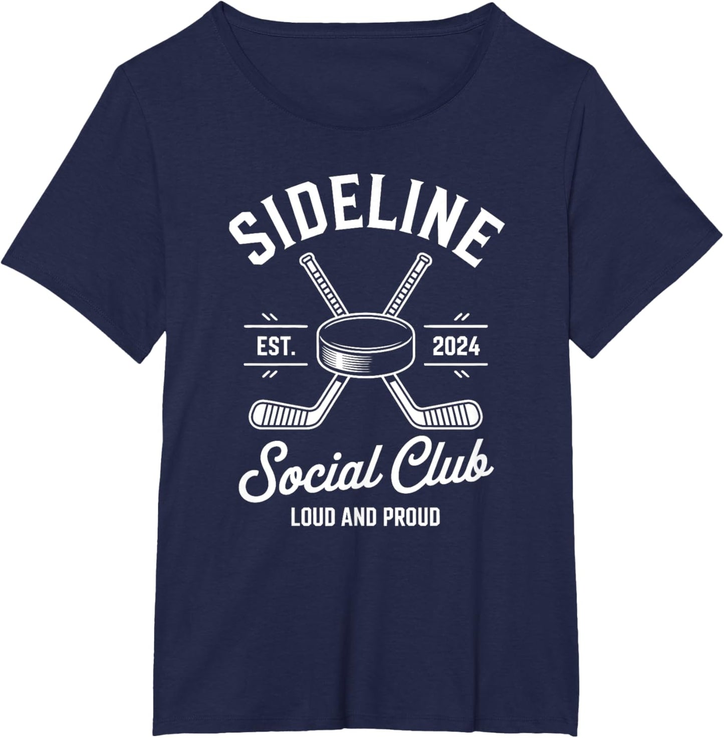 Ice Hockey Game Sideline Social Club Loud and Proud Cheer
