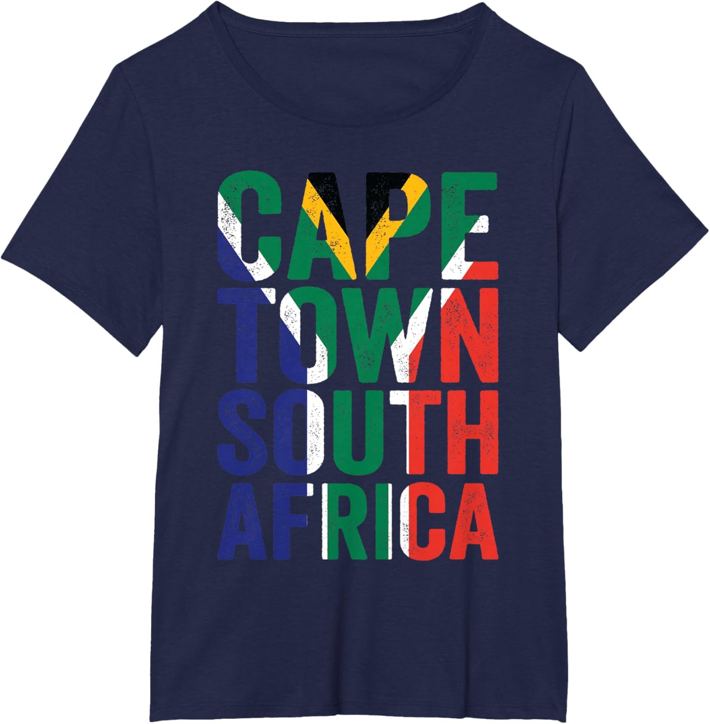 Cape Town South Africa Retro Flag Travel Vacation Souvenir