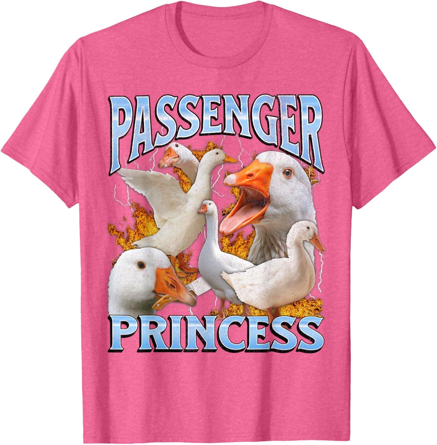 Passenger Princess Funny Goose Meme Bootleg Y2K Graphic
