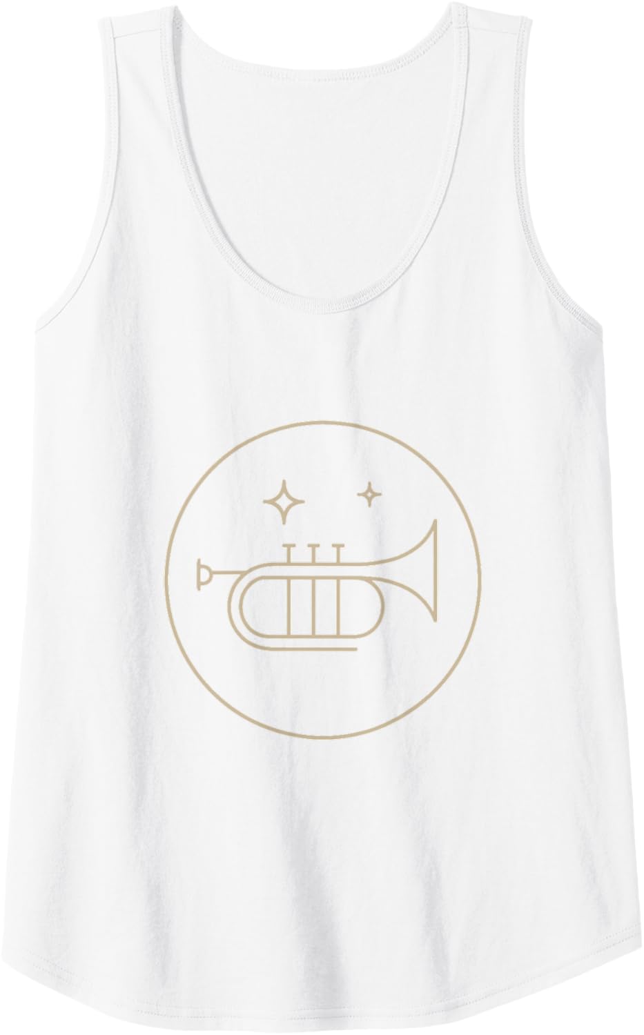 Monoline Trumpet Badge Tank Top