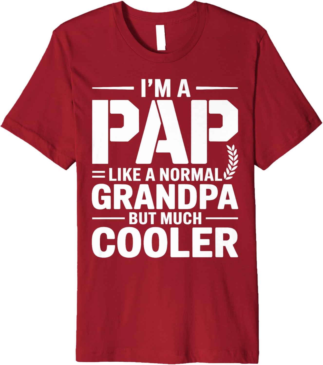 Mens Pap Like a Grandpa Only Cooler Southern Grandfather Premium