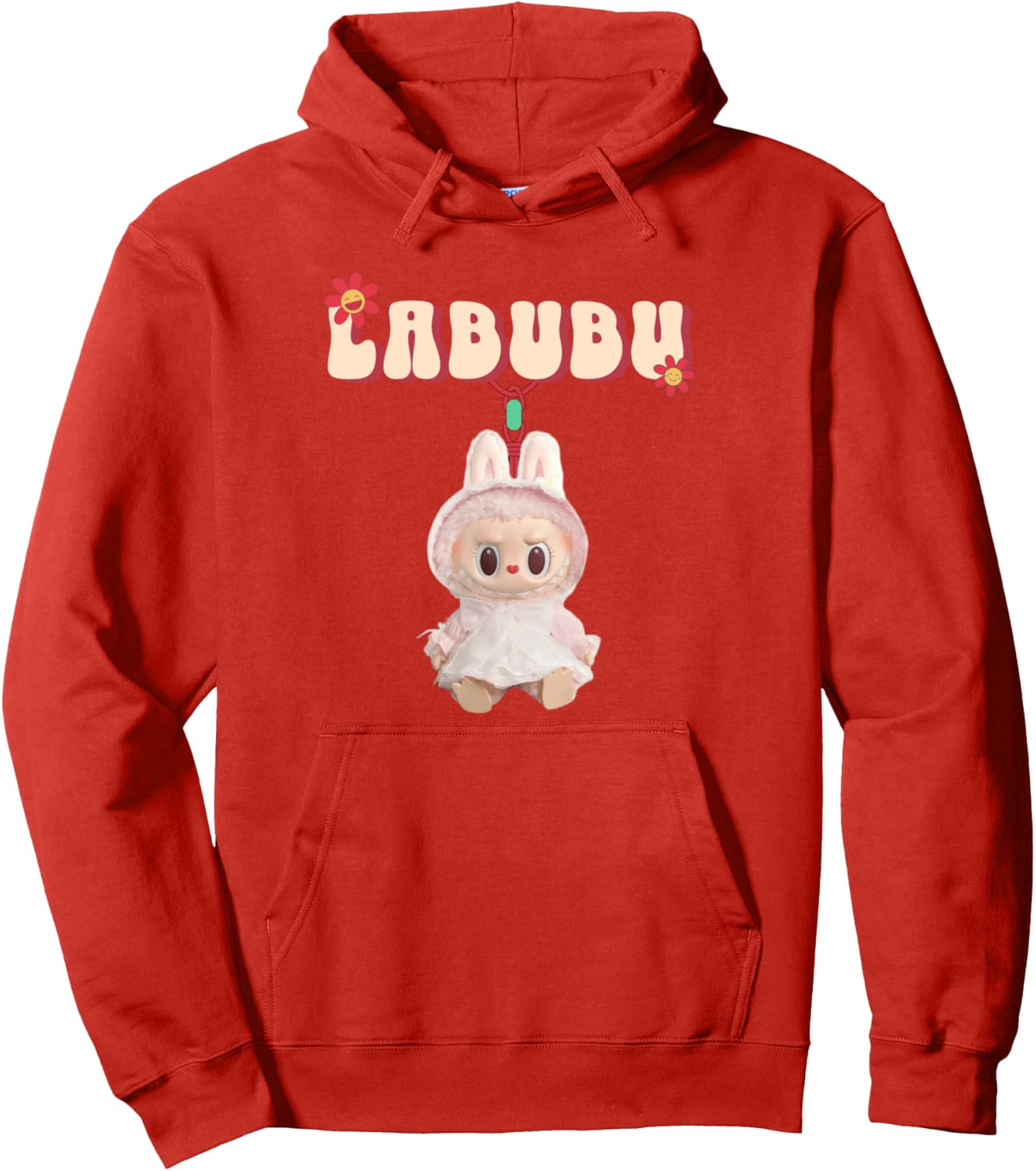Funny Labubu Lover Cute Labubu The Monsters Women Pullover Hoodie