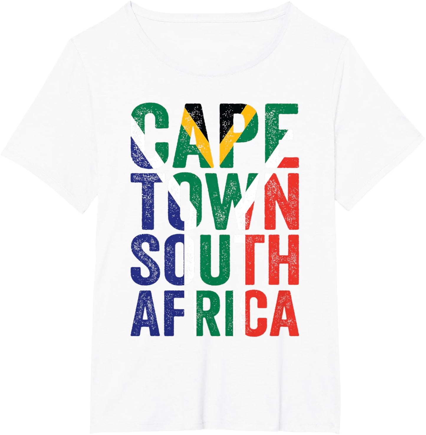 Cape Town South Africa Retro Flag Travel Vacation Souvenir