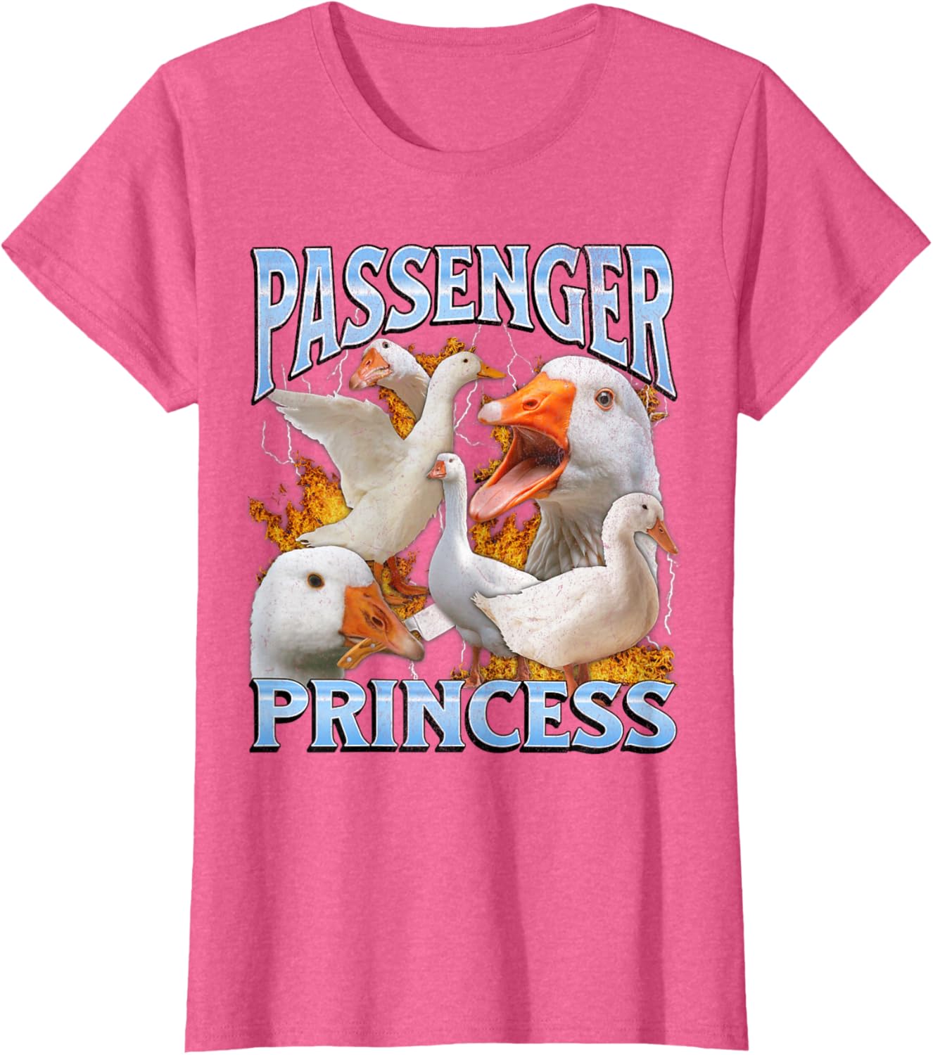 Passenger Princess Funny Goose Meme Bootleg Y2K Graphic