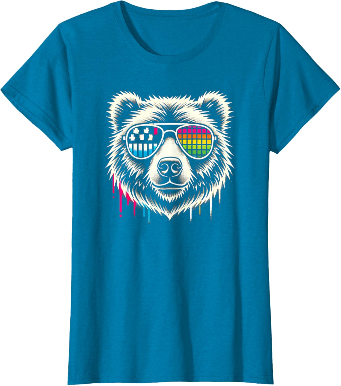 Retro Bear Sunglasses Cool Vintage Animal
