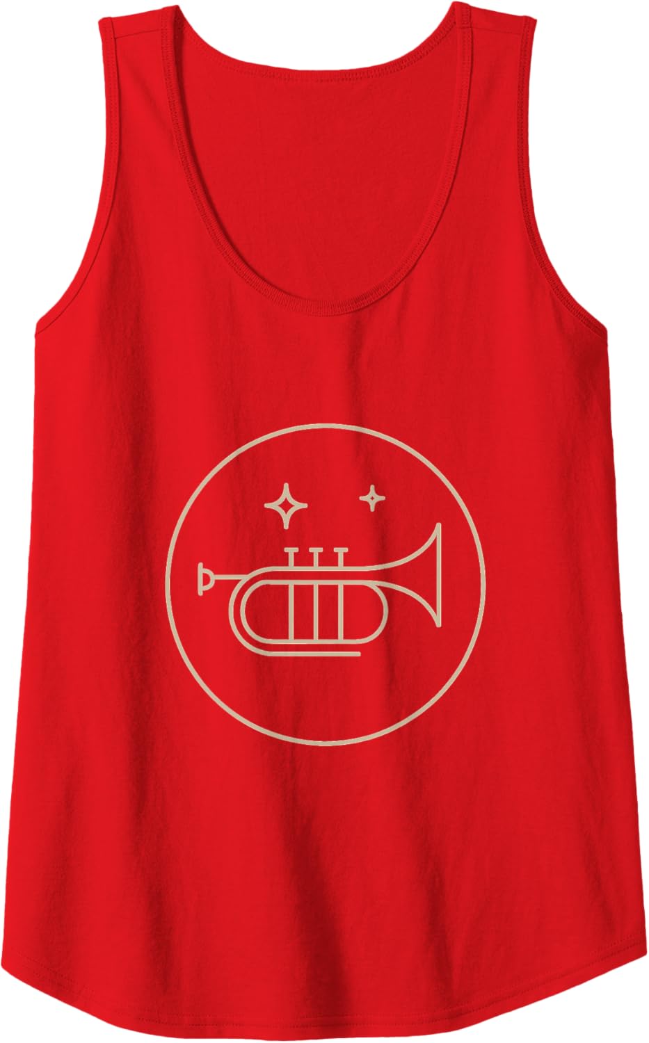 Monoline Trumpet Badge Tank Top