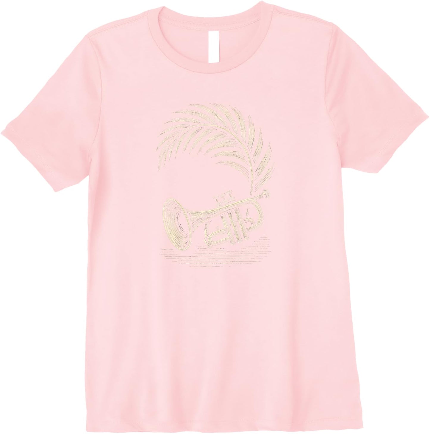 Woodcut Trumpet Palm Premium